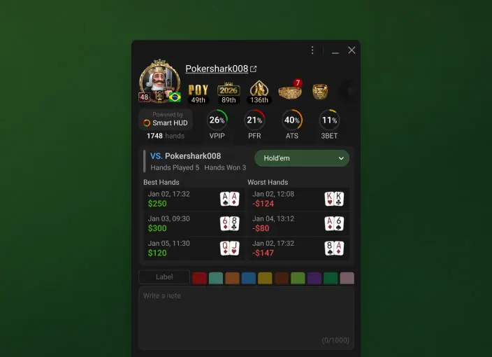GGPoker PokerCraft复盘